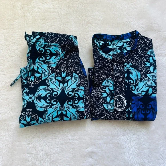 Handmade Boys Short Sleeve African Print 2Piece set Toddler 12-24 Months - Picture 3 of 5